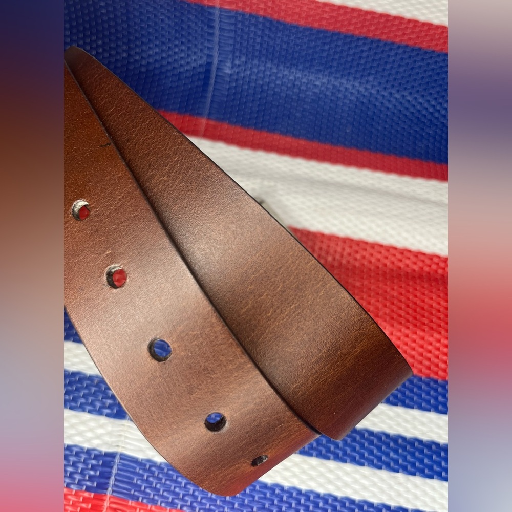 🥳✨ India Brown Genuine Leather Weatherproof Men's  Classic Elegant Vintage Belt - Picture 17 of 17